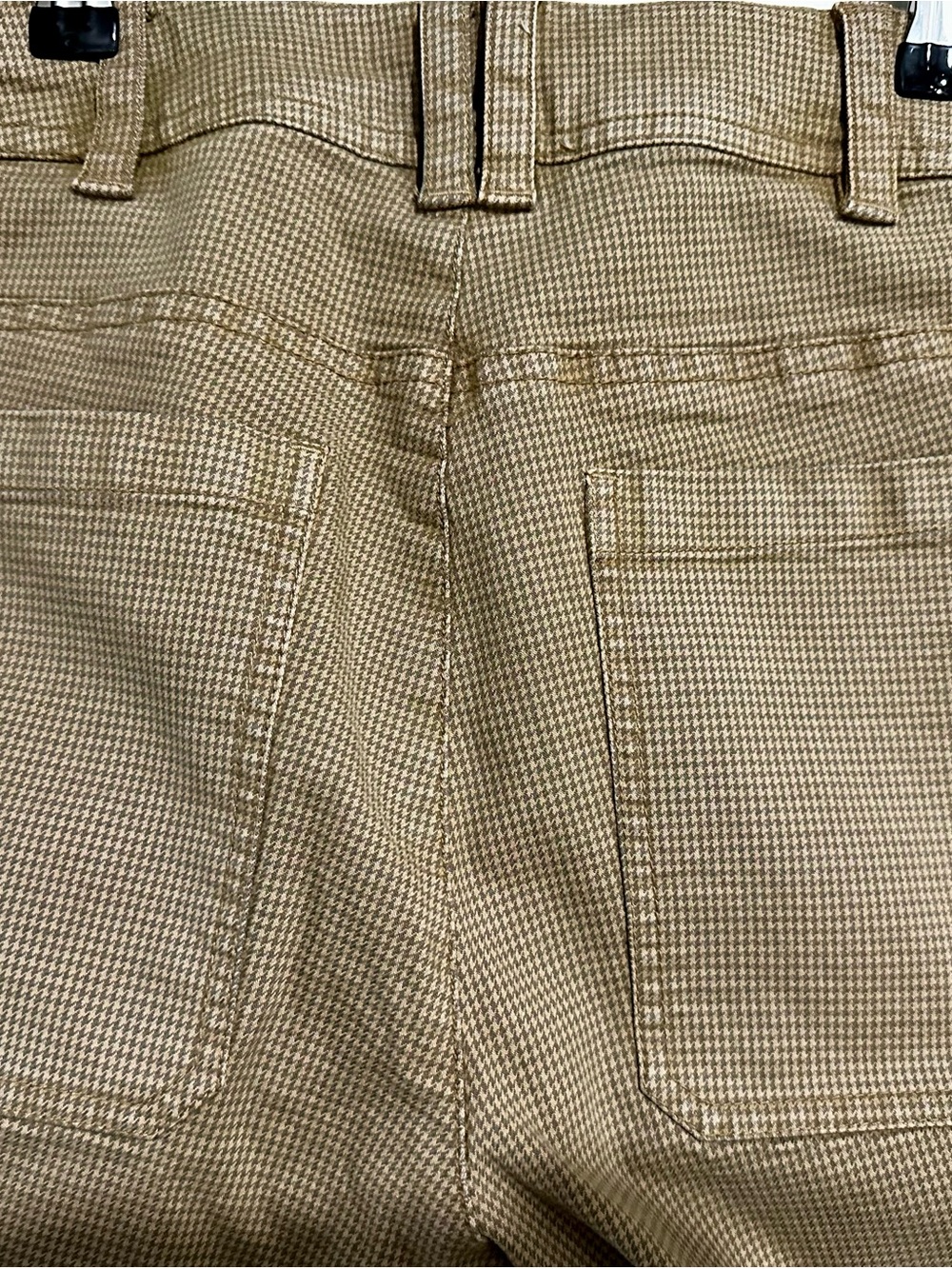 Pilcro Anthropologie Summit Brown and Cream Houndstooth Cargo Pants - Picture 14 of 14